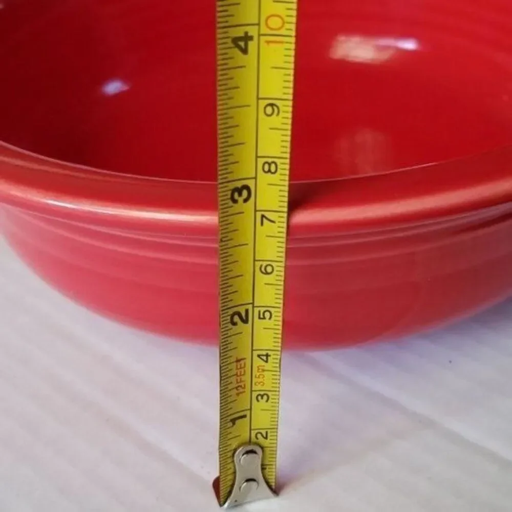 Fiestaware Fiesta Vegetable Bowl Dish Large Scarlet Red SERVING CERAMIC